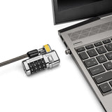 Kensington ClickSafe Universal Combination Laptop Lock kabellås Sort, Metallic 1,8 m