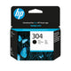 HP 304 Black Original Ink Cartridge blækpatron 1 stk Standard udbytte
