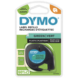 DYMO S0721640 etiketbånd Sort på grøn