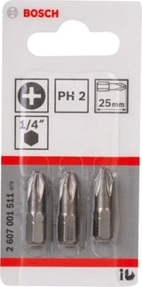 Bosch 2 607 001 511 skruetrækker bit 3 stk
