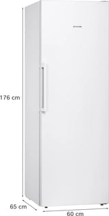 Siemens iQ300 GS33NVWEP fryser Stående fryser Fritstående 225 L Hvid