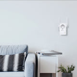 TP-Link TL-WA860RE Power Line netværksadapter 300 Mbit/s Ethernet LAN Wi-Fi Hvid 1 stk