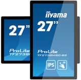 iiyama ProLite TF2738MSC-B2 computerskærm 68,6 cm (27") 1920 x 1080 pixel Fuld HD LED Berøringsskærm Multibruger Sort