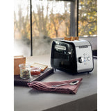 KitchenAid 5KMT221EOB 7 2 skive(r) 1100 W Sort, Rustfrit stål