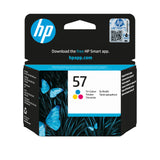 HP 57 Tri-color Original Ink Cartridge blækpatron 1 stk Højt (XL) udbytte Blå, Magenta, Gul