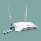 TP-Link TL-MR3420 trådløs router Hurtigt ethernet Enkelt band (2,4 GHz) Sort, Hvid