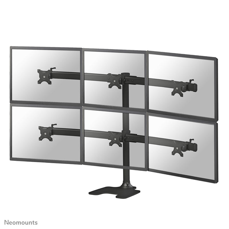 Neomounts FPMA-D700DD6 skærmbeslag og -stativer 68,6 cm (27") Skrivebord Sort