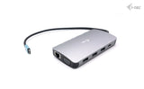 i-tec Metal C31NANODOCKVGAPD dockingstation Ledningsført USB 3.2 Gen 1 (3.1 Gen 1) Type-C Sølv