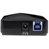 StarTech.com ST53004U1C interface hub USB 3.2 Gen 1 (3.1 Gen 1) Type-B 5000 Mbit/s Sort
