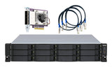 QNAP TL-R1200S-RP drevkabinet HDD/SSD kabinet Sort, Grå 2.5/3.5"