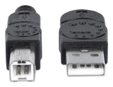 Manhattan 337779 USB-kabel USB 2.0 5 m USB A USB B Sort