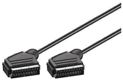 Microconnect AVPP1 SCARt kabel 1,5 m SCART (21-pin) Sort