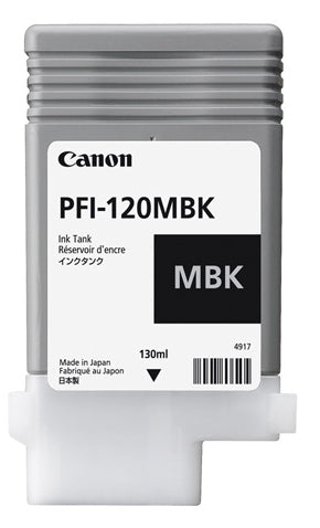 Canon PFI-120MBK blækpatron 1 stk Original Mat sort