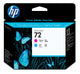 HP 72 Magenta and Cyan DesignJet Printhead printhoved Termisk inkjet