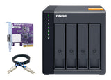 QNAP TL-D400S drevkabinet HDD/SSD kabinet Sort, Grå 2.5/3.5"