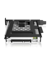 ICY BOX IB-2207StS 8,89 cm (3.5") Opbevaring drev bakke Sort