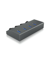 ICY BOX IB-HUB1405 USB 3.2 Gen 1 (3.1 Gen 1) Type-B 5000 Mbit/s Anthracit