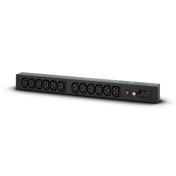 CyberPower PDU20BHVIEC12R strømforsyningsenhed (PDU) 12 AC stikkontakt(er) 1U Sort