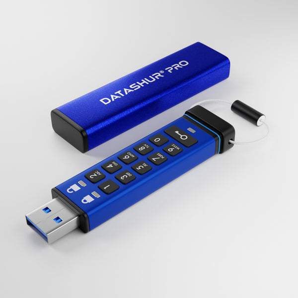 iStorage datAshur Pro USB-nøgle 32 GB USB Type-A 3.2 Gen 1 (3.1 Gen 1) Blå