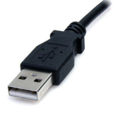 StarTech.com USB2TYPEM2M el-ledning Sort 2 m USB Barrel type M