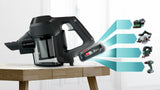 Bosch Serie 6 BBS611BSC stav støvsuger & elektrisk kost 2-i-1 stangstøvsuger Batteri Dry Poseløs Sort 2,5 At