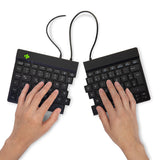 R-Go Tools RGOSP-DEWIBL tastatur Universel USB Tysk Sort