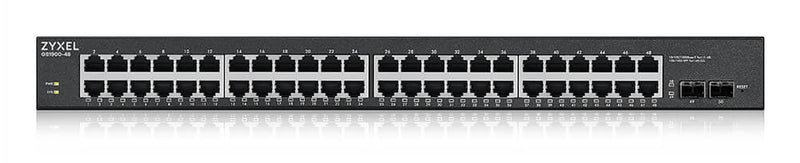 Zyxel GS1900-48HPv2 Administreret L2 Gigabit Ethernet (10/100/1000) Strøm over Ethernet (PoE) Sort