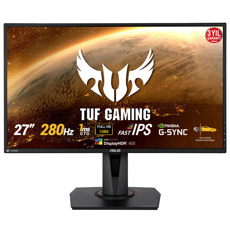 ASUS TUF Gaming VG279QM computerskærm 68,6 cm (27") 1920 x 1080 pixel Fuld HD Sort