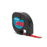 DYMO S0721630 etiketbånd Sort på rød
