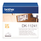 Brother DK-11241 print etiket Hvid