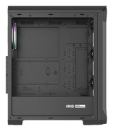 GENESIS Irid 505 ARGB Midi Tower Sort, Transparent