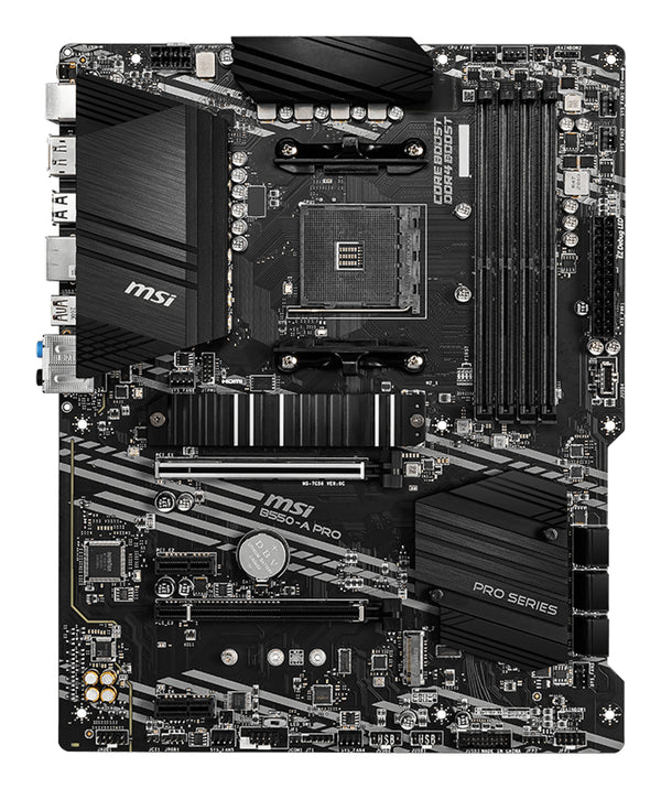 MSI B550-A PRO bundkort AMD B550 Stik AM4 ATX