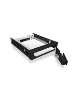 ICY BOX IB-2217StS 8,89 cm (3.5") Opbevaring drev bakke Sort