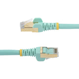 StarTech.com 6ASPAT1MAQ netværkskabel Turkis 1 m Cat6a U/FTP (STP)