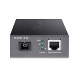 TP-Link TL-FC311A-20 netværksomformer til medie 1000 Mbit/s Enkeltilstand Sort