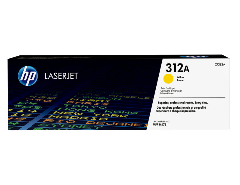 HP 312A Yellow Original LaserJet Toner Cartridge tonerpatron 1 stk