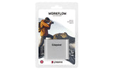 Kingston Technology Workflow SD Reader kortlæser USB 3.2 Gen 1 (3.1 Gen 1) Type-C Sort, Sølv