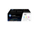 HP 312A 3-pack Cyan/Magenta/Yellow Original LaserJet Toner Cartridges tonerpatron 3 stk Blå, Magenta, Gul