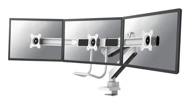 Neomounts NM-D775DX3WHITE skærmbeslag og -stativer 68,6 cm (27") Skrivebord Hvid