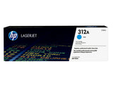 HP 312A Cyan Original LaserJet Toner Cartridge tonerpatron 1 stk Blå