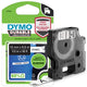 DYMO D1 Durable - Black on White - 12mm etiketbånd Sort på hvid