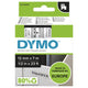 DYMO D1 Standard - Black on Transparent - 12mm etiketbånd Sort på transparant