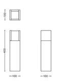 Philips myGarden 164629316 Udendørs piedestal/postbelysning Ikke-udskiftelig pære(r) LED E
