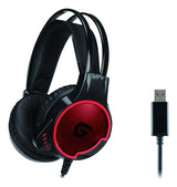 Conceptronic ATHAN U1 Headset Ledningsført Spil USB Type-A Sort