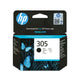 HP 305 Black Original Ink Cartridge blækpatron 1 stk Standard udbytte