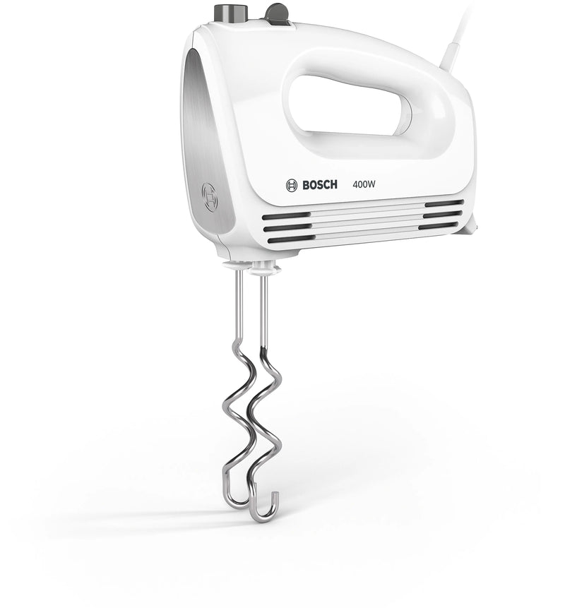 Bosch MFQ24200 røremaskine og mikser Håndmixer 400 W Børstet stål, Hvid