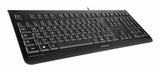 CHERRY KC 1000 tastatur Universel USB AZERTY Belgisk Sort