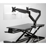 Kensington K59601WW skærmbeslag og -stativer 86,4 cm (34") Skrivebord Sort
