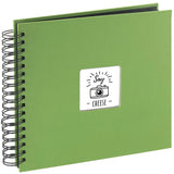 Hama 4007249948755 fotoalbum og arkbeskyttelse Grøn 100 ark 10 x 15 Spiral indbinding