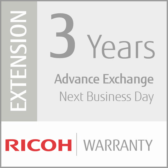 Ricoh 3 Year Extended Warranty (Network) 3 År